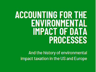 environmental impact of data processes
